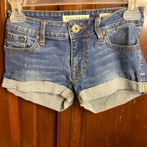 Bullhead Pacsun denim shorts size 0